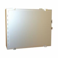 HAMMOND Electrical Enclosure: Stainless Steel, 20 in x 24 in x 8 in, NEMA 12/13/3R/4/4X, w/Panel (MPN 1418N4SSER8). Key specifications — Brand: HAMMOND; Closure Method: Clamps; Enclosure Material: Stainless Steel; Knockouts: Not Included; Includes Inner Panel: with Inner Panel Included.