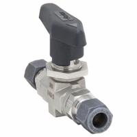 PARKER Manual Two-Way Ball Valve: 3/8 in, 316 Stainless Steel, Straight, Sweat x Sweat, Three-Piece (MPN 6Z-B6LJ2-SSP). Key specifications — Brand: PARKER; Handle: Lever.