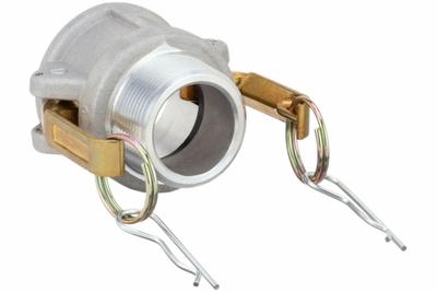 APPROVED VENDOR Cam and Groove Coupling: 1 in Coupling Size, 1 in Hose Fitting Size - Type B Aluminum Cam & Groove Fittings