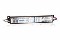 GE LAMPS Fluorescent Ballast: 120 to 277V AC, 1/2 Lamps Supported, 17 W_25 W_28 W_32 W Bulb Watt (MPN GE232MAXP-L-ULTRA). Key specifications — attr1125022: (1 or 2) F25T12; attr239899: GE LAMPS; attr1125144: 1.