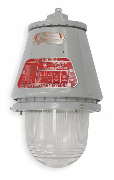 APPLETON ELECTRIC Hazardous Location Lighting Fixtures: T3C Temp Code, 300 W, 120V AC - Bulb-Dependent Jelly Jar Hazardous Location Lights