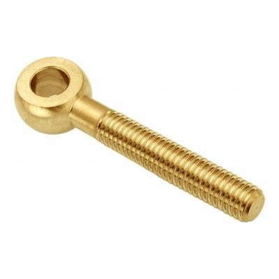 AMPG Fixed Rod End: Brass, Plain, 150 mm Hole Center-to-End Lg, Right Hand - Brass Male Threaded Fixed Rod Ends