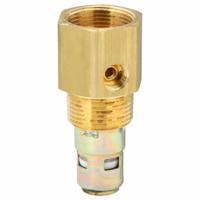 CONRADER Check Valve: In Tank, Brass, 3/4 in Inverted Flare, 3/4 in (M)NPT, 500 psi Max. Pressure (MPN CTG3434). Key specifications — attr291949: 3/4 in Inverted Flare; attr291950: 3/4 in (M)NPT; attr291957: Brass; attr294749: CONRADER.