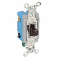 BRYANT Wall Switch: Toggle Switch, Single Pole/Double Throw, Momentary, Brown, 120/277V AC, 15 A (MPN 4821). Key specifications — Illuminated: No; Voltage Rating: 120/277V AC.