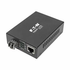 EATON TRIPP LITE Fiber to Ethernet Media Converter: 2 Ports, LC/RJ45, Multimode (MPN N785-INT-PLCMM1). Key specifications — Port Type: LC; Mode Type: Multimode; Manufacturer Part Number: N785-INT-PLCMM1; Brand: EATON TRIPP LITE; Features: Completely Plug-and-Play with no Additional Software Required for Connection; Product Type: Fiber to Ethernet Media Converter; Maximum Input Voltage: 240V AC; Network Interface: 10 MBps.