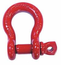 CROSBY Anchor Shackle: Anchor Shackle, 50,000 lb Working Load Limit, 5 in Compatible Sling Wd, Red (MPN 1018641). Key specifications — Body Color: Silver; Brand: CROSBY.