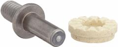 Weld Stud: CKL, 3/8"-16 x 1", Steel, 100 PK (MPN 101-015-860-G100). Key specifications — Brand: NELSON STUD WELDING INC.; Material: Steel; Manufacturer Part Number: 101-015-860-G100; Thread Type (Table): UNC-2A-RH.