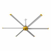 BIG ASS FANS Ceiling Fan: 48,971 cfm Airflow, 12 ft Blade Dia, Variable Speeds, 110 to 125V AC, 10 A (MPN F-ES2-1201S34). Key specifications — Voltage: 110 to 125V AC; Light Kit: No; Series: E-Series; Number of Speeds: Variable; Phase: Single; Current: 10 A; Brand: BIG ASS FANS.