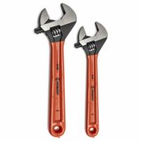 CRESCENT Adjustable Wrench Set: Alloy Steel, Black Oxide, Cushion Grip Grip, 6 in to 10 in (MPN AT2610CVS). Key specifications — attr309359: Black Oxide; attr309363: 6 in to 10 in; attr324924: CRESCENT; attr309358: Alloy Steel.