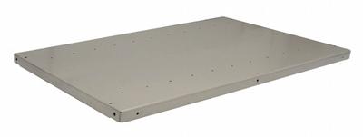 LYON Steel, Clip Adjustable Shelving: 48 in Overall Wd, 24 in Overall Dp, Solid Shelf - Solid Steel Shelves for Standard Metal Shelving