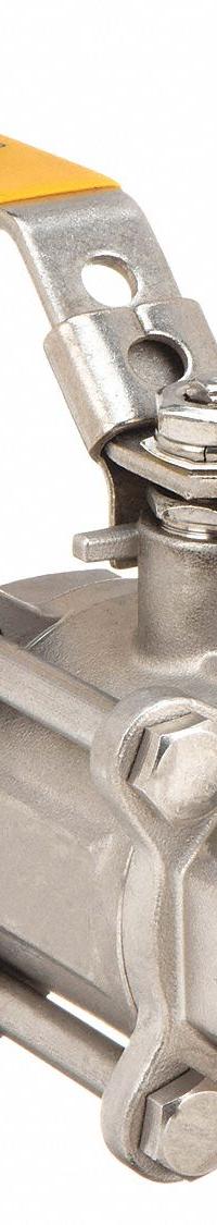 SHARPE Manual Two-Way Ball Valve: 1 in, 316 Stainless Steel, Straight Valve Body, Socket x Socket (MPN 4351002540). Key specifications — Seat Material: Polymer; Brand: SHARPE; Handle: Locking Lever.