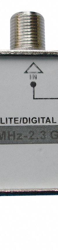 POWER FIRST Cable Splitter: (1) F-Type Female x (4) F-Type Female Splitter, Max. 2,300 MHz, Silver (MPN 4LWZ3). Key specifications — Product Type: Audio/Video Splitter; Manufacturer Part Number: 4LWZ3; Color: Silver; Brand: POWER FIRST; End 1 Connection Type: F-Type Female; End 2 Connection Type: F-Type Female.
