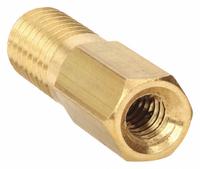 WATTS Adaptor: Float Thread Adapter, Bronze, 3/8"-16, 3/8"-16 Connection 1 Thread Size, 1/4"-20 (MPN AD-14). Key specifications — Compatible Product Type: Float Valves; Brand: WATTS.