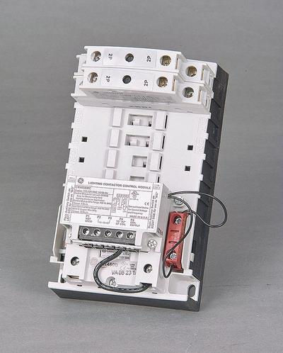 GE Lighting Magnetic Contactor: 4 Poles, 120V AC, 30 A, 2-Wire - Mechanically Held Lighting Contactors