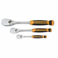 GEARWRENCH Hand Ratchet: Pear, Reversible, Full Polish Chrome, 4° Min Arc Swing, Non-Magnetic (MPN 81207T). Key specifications — attr1205598: Reversible; attr1205605: Quick-Release Not Included; attr1205626: Full Polish Chrome; attr1205607: Pear; attr1205624: GEARWRENCH.