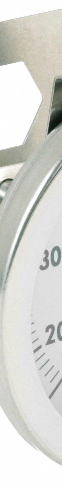 DWYER Clip On Dial Thermometer: 150°F to 750°F, +/- 2% Accuracy, 8 in Stem Lg, Fahrenheit (MPN CBT28081). Key specifications — Accuracy: +/- 2%; Brand: DWYER; Temperature Units: Fahrenheit.