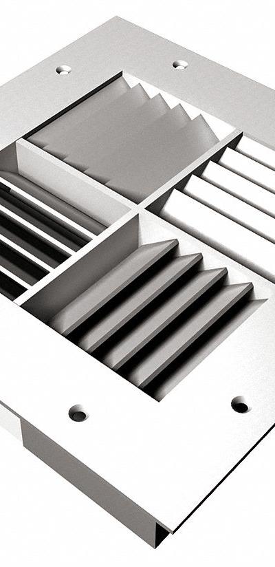 PRICE Diffuser: Ceiling - Square Louvered Diffusers