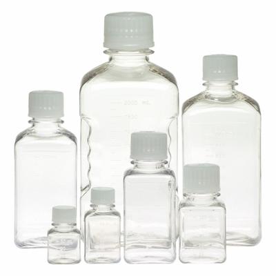APPROVED VENDOR Media Bottle: PETG, 16.91 fl oz Capacity - oz, 500 mL Capacity - mL, Closure Included - Plastic Lab Media Bottles