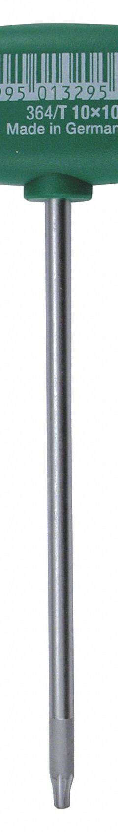 WIHA Torx Key: 1 Tips, Torx, Std End, T25 Tip Size, Long, Alloy Steel, Chrome, 3 29/32 in Handle Lg (MPN 36427). Key specifications — attr1205415: WIHA; attr1205419: Chrome.