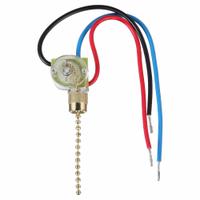 HUBBELL WIRING DEVICE-KELLEMS Pull Chain Switch (MPN RL120). Key specifications — Product Type: Pull Chain Switch; Brand: HUBBELL WIRING DEVICE-KELLEMS; Manufacturer Part Number: RL120; Metal Finish: Brass; Switch Function Configuration: On/On/On/Off.