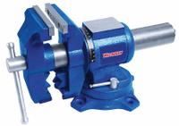 WESTWARD Rotating Vise: Std Duty, Enclosed, 5 1/2 in Jaw Face Wd, 5 1/2 in Max Jaw Opening, Serrated (MPN 10D729). Key specifications — attr663938: WESTWARD.