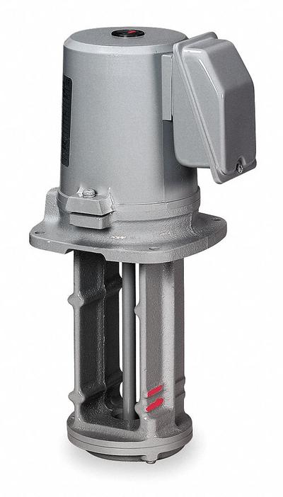 FUJI ELECTRIC Machine Tool Pump: Tank‑Mount, 230/460V AC, 1/8 hp, 800 SUS Max Visc, 3/8" NPT - Immersion Coolant Pumps