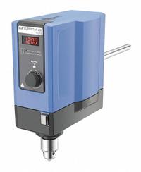 IKA Overhead Mixer: 2,000 RPM Max Speed, 400 N-cm, 100,000 cps Max Viscosity, 150 L Volume, Variable (MPN 0025000750). Key specifications — Voltage: 115V; Maximum Torque: 400 N-cm; Mixing Speed Type: Variable; Brand: IKA; Display Type: Digital.