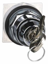 SCHNEIDER ELECTRIC Keyed Selector Switch: 2 Position, 30 mm Panel Mounting Size, Series 9001K (MPN 9001KS11K3). Key specifications — Manufacturer Part Number: 9001KS11K3; Brand: SCHNEIDER; Switch Action: Maintained/Maintained; Key Removal Position: Left.