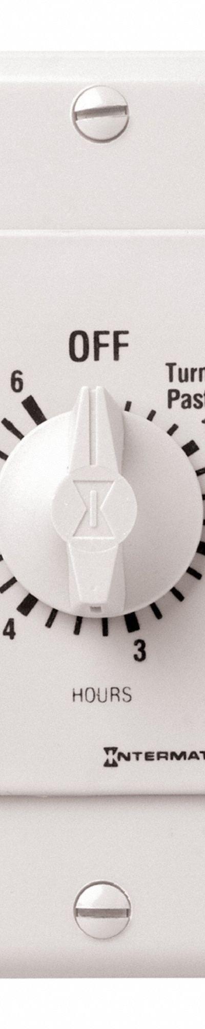 INTERMATIC Spring-Wound Timer: 6 hr Max - Spring-Wound Mechanical Timers without Wall Plates
