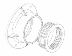 LIBERTY PUMPS Inlet Hub: Mfr Part # K001238, Includes Mounting Hardware/Tar Tape, Fiberglass. Key specifications — Includes: Tar Tape; Product Type: Inlet Hub; Material: Fiberglass; Manufacturer Part Number: K001238.