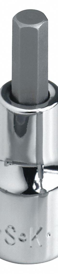 SK PROFESSIONAL TOOLS Socket: 3/8 in Drive Size, Hex Tip, 5/16 in Tip Size, 2 in Overall Lg, SAE (MPN 41211). Key specifications — attr1204765: Replaceable Insert; attr1204767: SK PROFESSIONAL TOOLS.