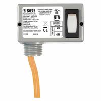 FUNCTIONAL DEVICES INC / RIB Prewired Rocker Switch: 2 Positions, SPST, On/Off, Non-Illuminated (MPN SIB05S). Key specifications — Brand: FUNCTIONAL DEVICES INC / RIB; Features: Override Switch on Load Side of Relay; Terminal Connection Type: 16 in Wire Leads; Switch Action: On/Off.
