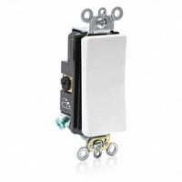 LEVITON Wall Switch: Rocker Switch, 3-Way, Maintained, White, 120/277V AC, 20 A (MPN A5623-2W). Key specifications — Illuminated: No; Voltage Rating: 120/277V AC.