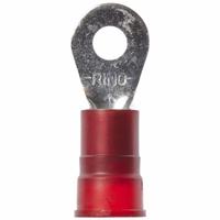 3M Ring Terminal: Red, Nylon Insulation, #10 Stud Size, 8 AWG to 8 AWG Wire Sizes, 1,000 V (MPN MN8-10R/SK). Key specifications — attr1308027: 3M.