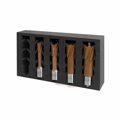 HOLEMAKER TECHNOLOGY Annular Cutter Set: 15/16 in Max Cutting Dp, TiAlN/TiSiN - Annular Cutter Sets