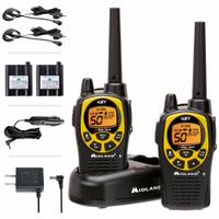 MIDLAND Handheld Two Way Radio: GXT Series, GMRS, Analog, 4 W, 50 Channels, Alphanumeric, NiMH, 1 PR (MPN GXT1030VP4). Key specifications — FCC License Required: Yes.