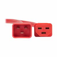 EATON Power Cord: 3 ft Lg, 3/12, Non-NEMA Plug, C14 Plug, Non-NEMA Receptacle, C21 Receptacle, SJT (MPN P035-003-ARD). Key specifications — Brand: EATON; Jacket Material: PVC.