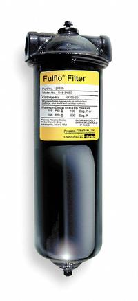 PARKER Water Filter Housing: 12 7/8 in Overall Ht, Carbon Steel, 5 gpm (MPN B10-3/4SD). Key specifications — Housing Material: Carbon Steel; Brand: PARKER.