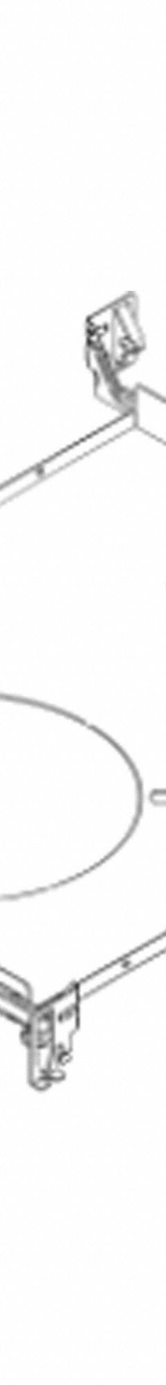 PRESCOLITE Mounting Pan: 1 5/8 in Overall Ht, 17 5/8 in Overall Lg, 14 5/8 in Overall Wd (MPN FRAME6R-HB). Key specifications — attr1310836: PRESCOLITE.