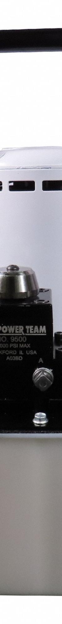 POWER TEAM Electric Pump: 10,000 psi Max. Op Pressure, 290 cu in/min Max. Flow Rate, 1/2 hp Max. HP (MPN PE174). Key specifications — attr941810: PE174; attr941817: 4-Way; attr941814: Advance.
