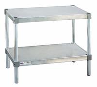 NEW AGE INDUSTRIAL Fixed Height Work Table: Fixed Ht, Aluminum, 48 in x 15 in, Aluminum (MPN 21548ES24P). Key specifications — Brand: NEW AGE INDUSTRIAL; Unit Type: Not Expandable or Modular.
