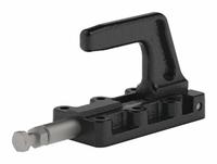 DE-STA-CO Straight-Line Action Clamp: Flange Base Mounting, Std Horizontal Handle, 1.5 in Arm Lg, M8 (MPN 95040). Key specifications — attr668705: M8; attr668707: 207203-M; attr668201: DE-STA-CO.