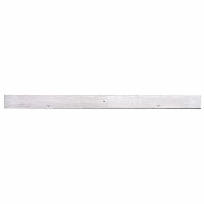 STARRETT Straight Edge: Metric/SAE, Not Certified, Brushed, Steel, ± 0.0002 in/ft - Steel Straight Edges