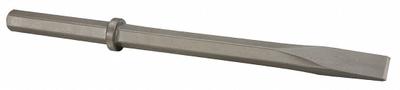 WESTWARD Chisel: 1.125 in Shank Size, Hex, Round, 1 1/4 in Chisel Tip Wd - Moil Point Chisels for Breakers & Demolition Hammers
