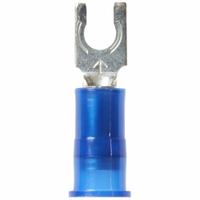 3M Fork Terminals: Blue, Nylon, #6 Stud Size, 16 AWG – 14 AWG Wire Range, Locking Fork, 600 V (MPN MNG14-6FLK). Key specifications — Barrel Style: Insulation Grip; Manufacturer Part Number: MNG14-6FLK; Brand: 3M.