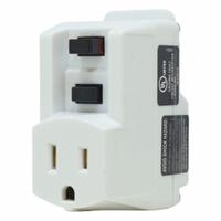 SOUTHWIRE GFCI: Manual Reset, 0, 5-15P Plug, 15 A Current, 120V AC, 5-15R, White (MPN 14650006-6). Key specifications — NEMA Plug Configuration: 5-15P; NEMA Receptacle Configuration: 5-15R; Brand: SOUTHWIRE; Voltage: 120V AC.