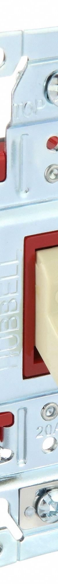 BRYANT Wall Switch: Toggle Switch, Double Pole, Maintained, Ivory, 120/277V AC, 20 A (MPN 4902BI). Key specifications — Illuminated: No; Voltage Rating: 120/277V AC.