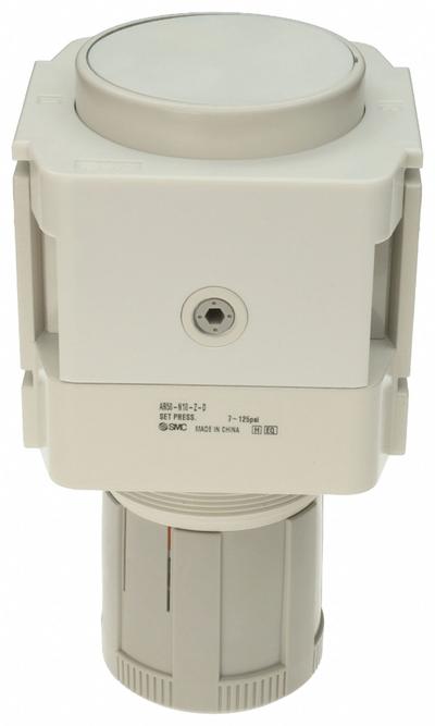 SMC Regulator: Die-Cast Aluminum, 1 in NPT, 7.251887 psi to 123.2821 psi - SMC FRL Air Regulators