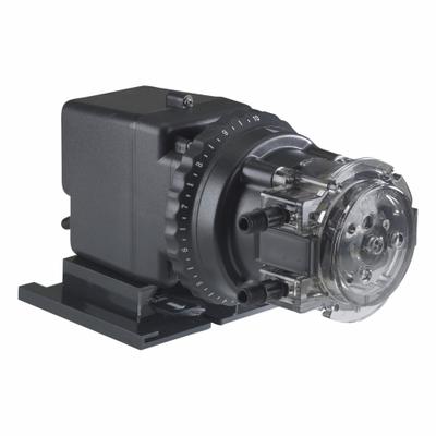 STENNER Peristaltic Chemical Metering Pump: 220V AC, 1/30 hp HP, 3 gpd Max. Flow Rate - Adjustable Flow Peristaltic Chemical Metering Pumps