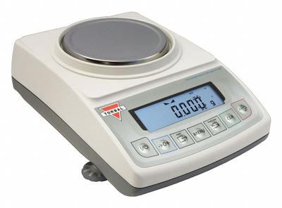 TORBAL Compact Bench Scale: 220 g Capacity, 0.001 g Readability, g, 0.002 g Linearity - Precision Lab Balances